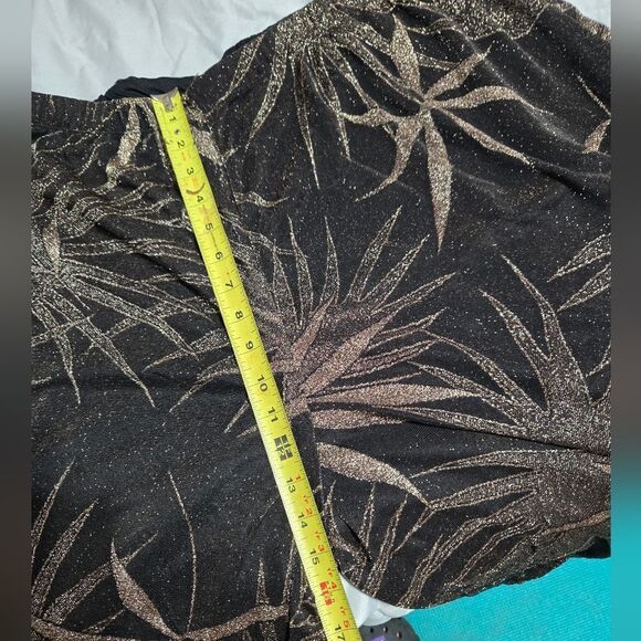 MSK Glitter-Print Palazzo Pants wide leg sz 3x - Picture 10 of 12